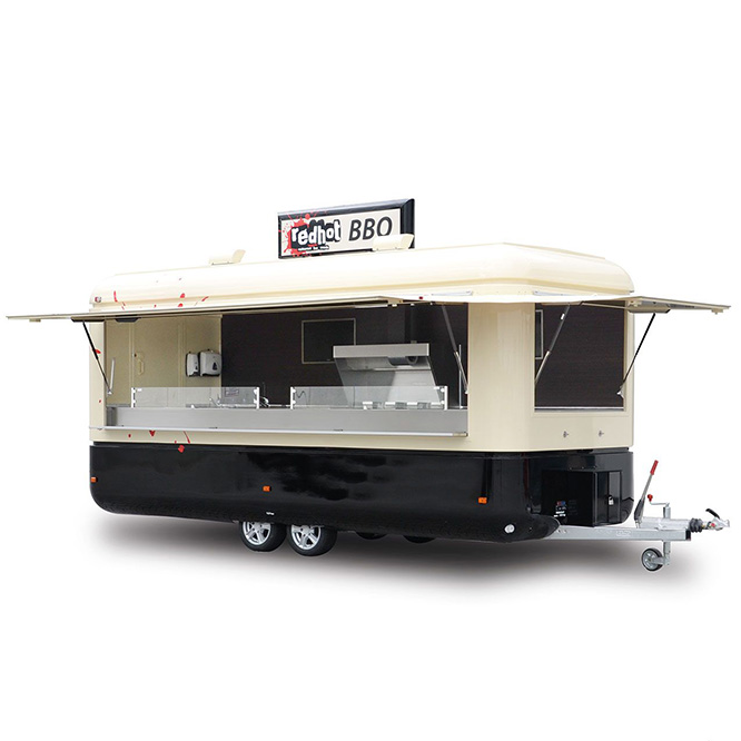 Coffee Equipment Manufacturers - Trailer dokumen BBQ sepenuhnya dilengkapi mobil