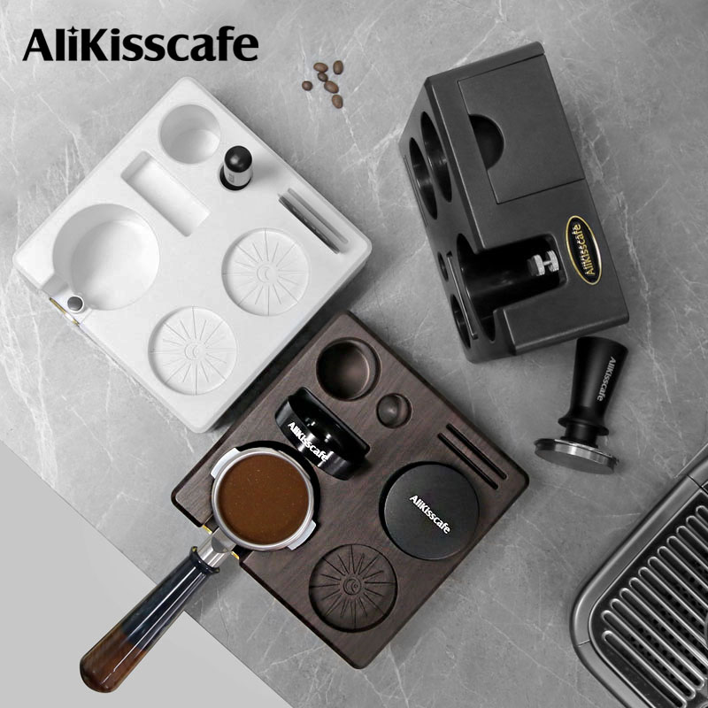 Coffee Equipment Organizer - AliKisscafe Laci Penyimpanan Tempat Portafilter Stasiun