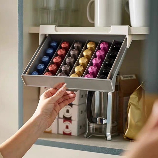 Tempat Kapsul Kopi Rak Penyimp - Coffee Equipment Organizer ulasan dan harga