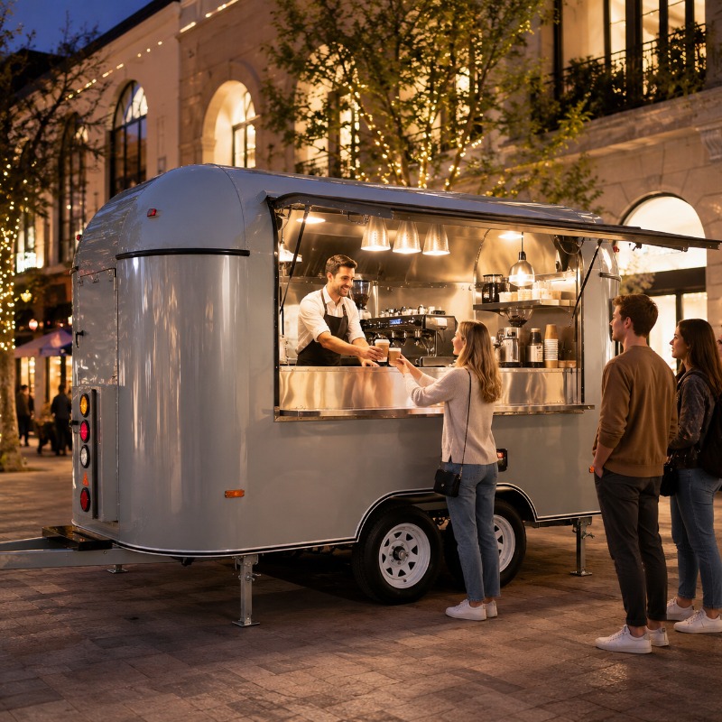 Truk Makanan Keliling dengan D - Coffee Equipment ulasan dan harga