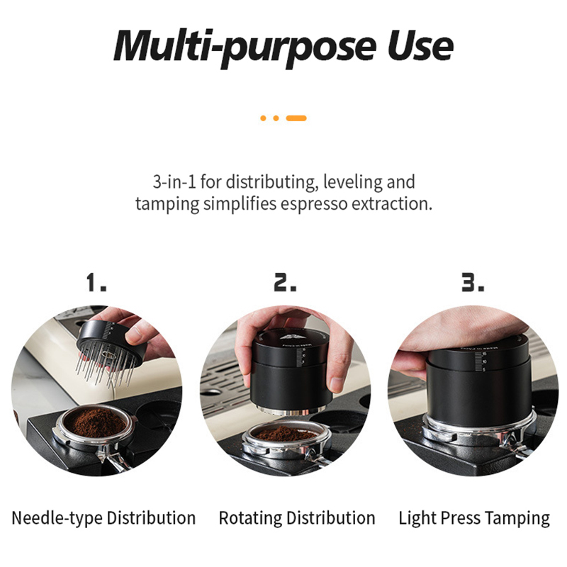 OANKR 2-in-1 Alat Tamper Kopi  - Coffee Equipment Kit ulasan dan harga
