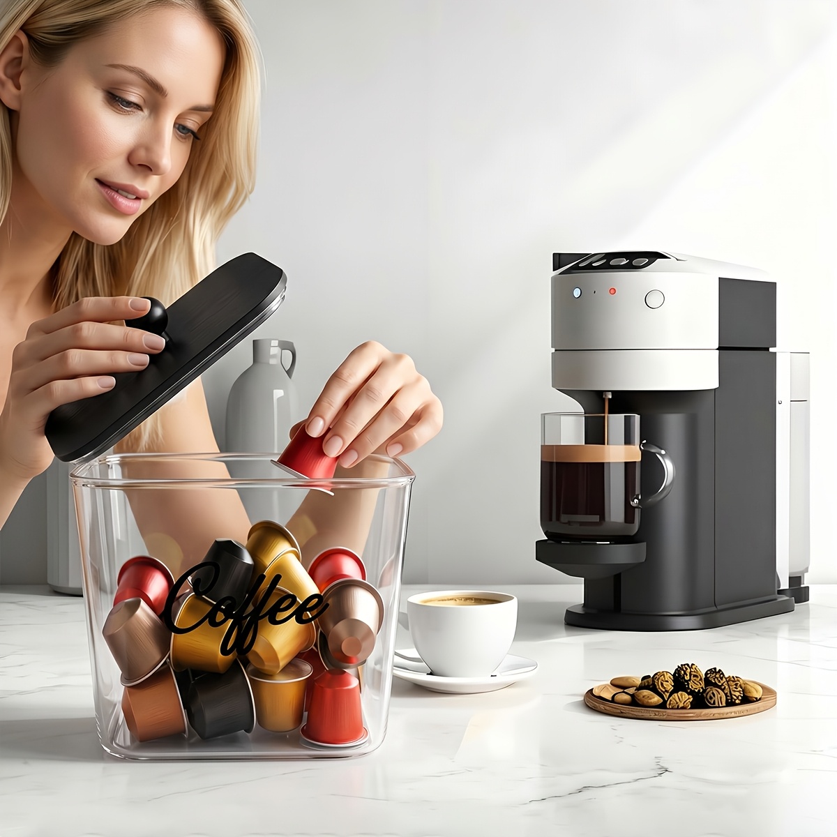 Tempat Penyimpanan Pod Kopi de - Coffee Equipment Organizer ulasan dan harga