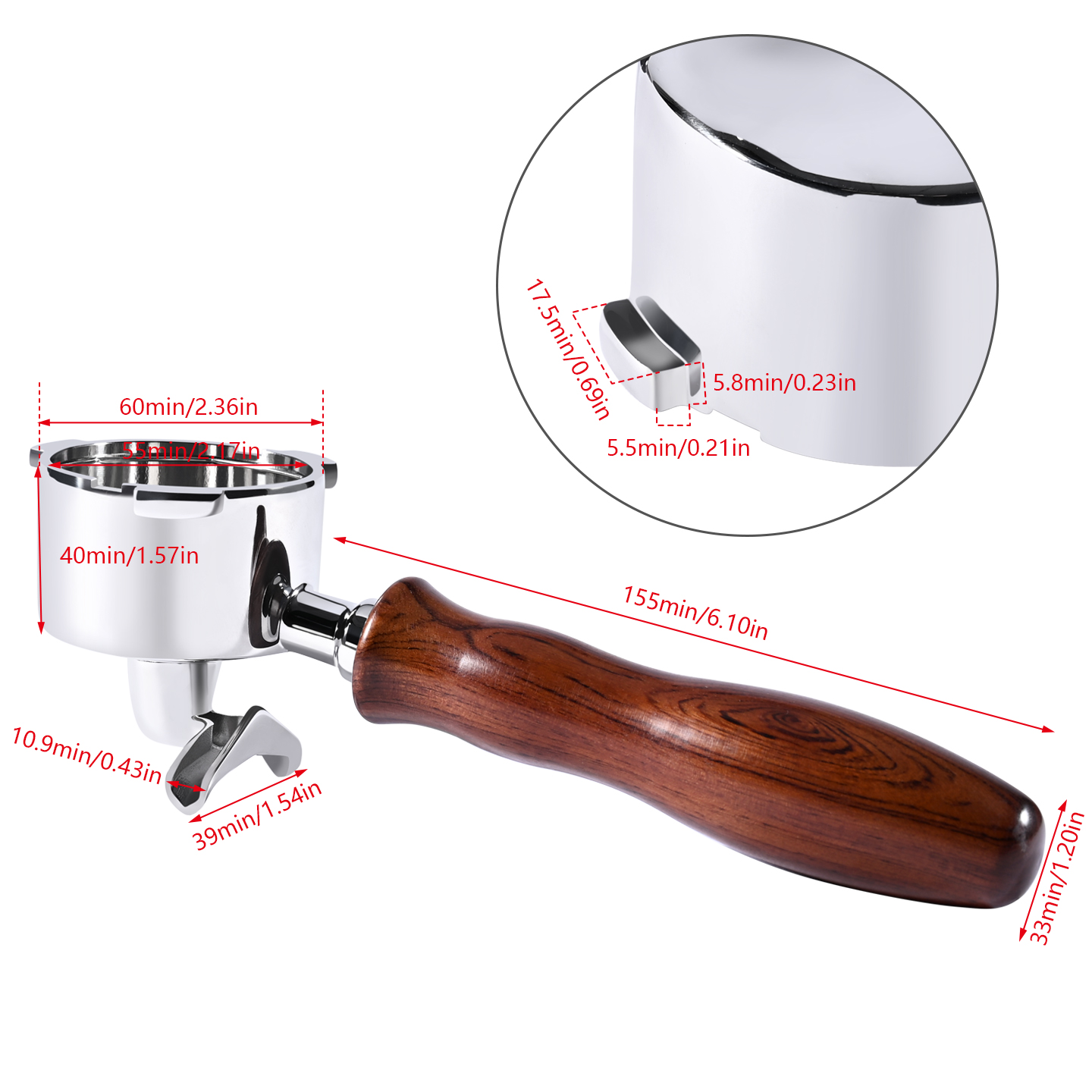 Portafilter Kopi 51mm Double S - Coffee Equipment ulasan dan harga